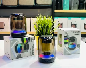 MINI RGB HAMAN KARDON STUDIO PORTABLE BLUETOOTH SPEAKER WITH ICONIC TRANSPARENT 360 DEDREEN