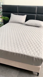 Abraca Dabra Waterproof Fitted Bedsheet Breathable Quilted Mattress Cover Noiseless Suitable for children elderly and women 5 sizes