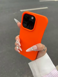 ARCHOR Fashion Ultra Thin Candy Colors Liquid Silicone Phone Case Soft TPU Shockproof Protect Back Cover For iPhone 11 12 13 14 15 16 Pro Max Plus