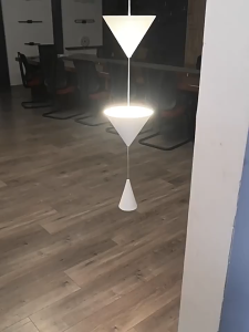 Đèn Chùm Thả Trần Đồng Hồ Cát Đèn Chùm Bắc Âu Decor Phòng Ngủ Phòng Khách Quầy Bar