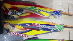 Stiker Striping Honda Supra 2000 | - List Stiker Standar Supra 2000 - Striping Standar Supra 2000