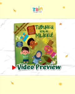 Buku Anak Tubuhku Adalah Milikku Buku Zain Tubuhku Milikku Bonus Puzzle Tubuhku - ZAIN