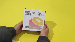 AP AIMAYAPET Donut Pet Bowl High Foot Cat Food Bowl Plastic Water Kitten Plate Pet Drinking Eating Feeder