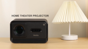 Umiio Projector 4k ultra hd Projector Mini portable Projector wifi and bluetooth led Projector Portable Video Movie Projector Beamer with HDMI with 1080p and Support Screen for Home Theater/Office can be upgraded and updated for home theaters