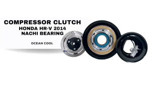 คลัชคอมแอร์ ฮอนด้า เอชอาร์วี ปี 2014 ลูกปืน NACHI MGC0184 COMPRESSOR CLUTCH HONDA HR-V 14 NACHI BEARING หน้าครัชคอมแอร์ เอชอาร์-วี