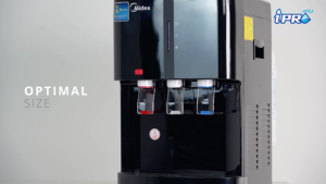 Penapis Air Midea Mild Alkaline Floorstanding Water Dispenser Hot Normal Cold 2382S With 4 Halal Water Filter - Compressor