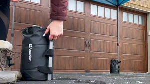 10L/20L Outdoor Tent Water Bag Beach Parasol Cylindrical Reinforced Pressure Weighted Water Injection Sand Bag Thickened Water Bag Heavy Duty