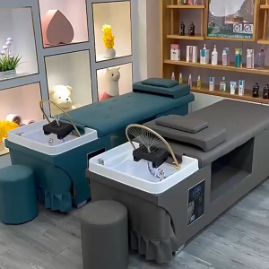 VBELL Massage Bed Head Therapy Shampoo Bed Barber Store Special Hair Salon Beauty Salon Thai Full Lying Ear Picking Fumigation Massage Bed Special Sales