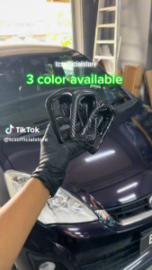 TCS Perodua alza old 2009-2021 carbon fiber indoor handle frame cover accessories