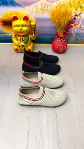 DBPLO SHOES New Fashion For Women Casual Shoes Soft Sole Flat Shoes Breathable Cloth Shoes