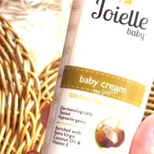 Joielle Baby Cream 100gram with Extra Virgin Coconut Oil Special Edition Dry & Eczema Prone Skin