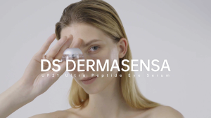 DS Dermasensa UP21 Eye Serum with 20% Peptides - Targeted Eye Bags Treatment for Puffy & Fat Bags Reduce Under-Eye Swelling & Wrinkles Clinically Proven Anti-Aging (42 cap jar)