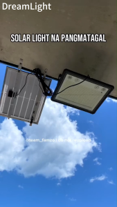 【BUY 1 TAKE 1】Solar Flood Lights with Solar Panel Flood Light Battery Replaceable Outdoor LED Waterproof IP67 1500W Eye Protection Mosquito Repellent Lamp Spotlight Indoor Night Light Street Lamp Bulb Garden Outdoor Street Promotion COD with Remote Control