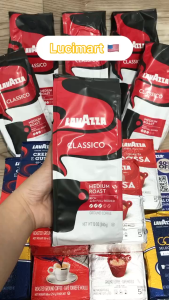 Cà phê Ý Lavazza rang xay Classico Ground Coffee Blend gói 340 gram [Made in Italy]