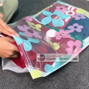 Goto Vakugo Vacuum Bag Plastik Vakum Pakaian Vacum Baju Traveling