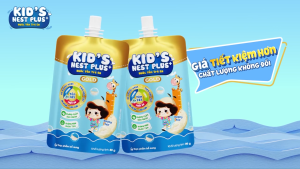 Túi Nước Yến Cho Bé Kids Nest Plus+ Growth GOLD 18% (80g ) vị Yến Tự Nhiên