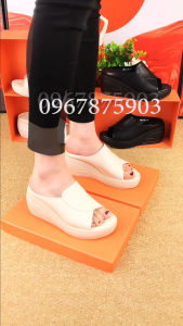 Dép đế xuồng tôn dáng 6cm siêu đẹp chất da siêu mềm êm chân