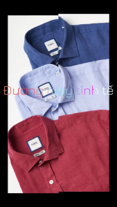 Áo Sơ Mi Nam Tay Dài Chất Liệu Linen NINOMAXX 2311018