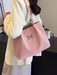 [D3020] กระเป๋าทรงโท้ท กระเป๋าผู้หญิงสไตล์แฟชั่นเกาหลี พร้อมส่งจากไทย