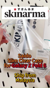 Skinarma Saido Slim Protection Case for Samsung Galaxy Z Fold 6 (Clear)