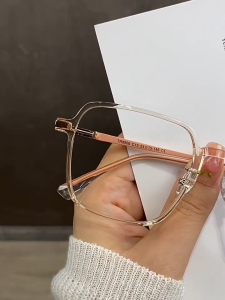 Kacamata Baca Photocromic 0~+400° Anti Radiasi Untuk Pria Dan Wanita Kacamata Bingkai Persegi