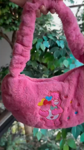 Su154 กระเป๋าเป้สะพายหลัง รูปตุ๊กตาหมี สีรุ้ง เหมาะกับของขวัญ สําหรับคุณแม่ และเด็ก