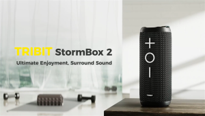 Tribit Stormbox 2 Bluetooth Speaker (Upgraded Verison) - 360° Full Surround Sound Enhanced Bass Dual Pairing 34W Output Speaker Bluetooth Portable Speaker Speaker Bluetooth Murah Spiker 藍牙音箱