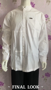 Kemeja Koko Panjang Putih Raunapride / RKAD PJ 03 White / Fashion Muslim Kekinian