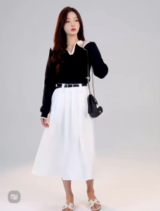 TYFB05 Ikat Pinggang Wanita Casual Bahan Pu Belt Fashion