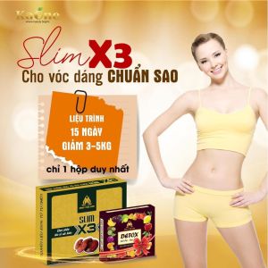 Giảm Cân Đông Y Mộc Linh SLIMX3 kèm QUÀ TẶNG 15viên DETOX ĐỐT MỠ BAN ĐÊM🎁 - Giảm Cân cho phụ nữ sau sinh