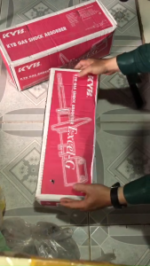 Một đôi Ống nhún giảm xóc xe hơi ô tô Civic đời 2007 2008 Bộ phuộc trước sau Honda 2009 2010 hiệu GSP KYB Nhật Bản Bạc đạn chà đầu