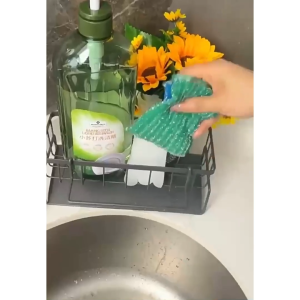 Kệ để đồ rửa chén để miếng rửa chén treo khăn nhà bếp giá cacbon siêu đẹp siêu chắc chắn-NIEVE