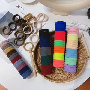 ยางรัดผม ยืดหยุ่นสูง แบบหนา ทนทาน สไตล์เกาหลี สําหรับผู้หญิง 20 ชิ้น