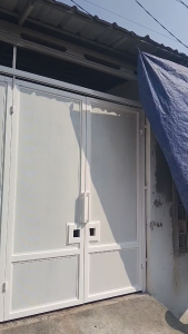 Pagar Rumah Lipat Bahan Plat Bolong & Bukaan Lipat