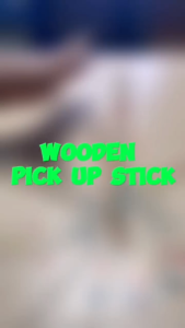 Hntob 31pcs Wooden Pick Up Wooden Stick Traditional Mikado Toys Adult Children Intelligence