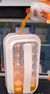 2-In-1 Portable Ice Maker & Water Bottle - Perfect For Summer Drinks Outdoor Picnics Beach Vacations & Parties - No Electricity Needed