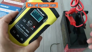 Bộ Sạc Ắc Quy FOXSUR 12V 5A Kèm Phục Hồi Bình Bộ Sạc Bình Acquy Tự Ngắt Khi Đầy Khử Sunfat