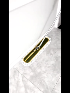 Deep Cleaning Mop. Wet and Dry Microfiber Flat Mop with Stainless Steel Handle