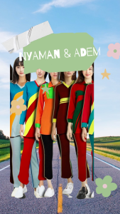 Baju Senam Panjang Model Setelan Atasan Bawah Wanita Dewasa