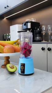 Blender Jus Portable Mini Juicer 400ML Juicer Cup 6 Mata Pisau USB Electric Blender Juice