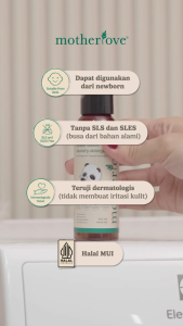 Motherlove Laundry Detergent Tender Touch Sabun Cuci Pakaian Konsentrat Bebas SLS dan SLES