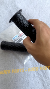 HANDGRIP HANDFAT EURO PARTS MODEL WAJIK ( DIAMOND ) HITAM BAHAN KARET LEMBUT PREMIUM UNIVERSAL SEMUA JENIS MOTOR GRIP WAJIK KLASIK UNIVERSAL