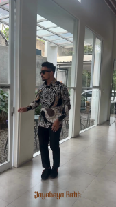 Jayabaya Batik BUNAKEN Kemeja Katun Furing Lengan Panjang