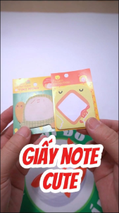 Giấy note ghi chú động vật mini nhiều hình cute dễ thương 20 tờ