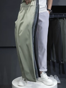 Pants Men Fashion Straight Office Business Formal Pant Man Casual Long Pants Seluar Celana Panjang Lelaki Slim fit long pants
