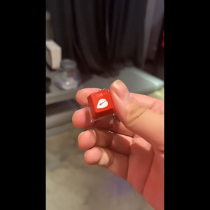 Multifunctional Luminous Keyboard Keycap Keychain Finger Keyboard Stress Relief Toy LED Light Toy Keychain