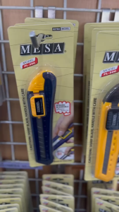 MESA คัตเตอร์เมซ่า รุ่น AL-300 สแตนเลส ใบมีดคัตตอร์ ใหญ่ 18 มม. 45 องศาใหญ่ ออโต้ล็อค | คลังกระดาษ