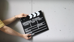 20*20cm Classical Director Video Scene Clapper Board TV Movie Clapper Board Film Slate Cut Prop