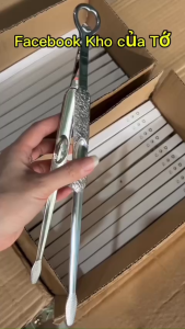 Kẹp gắp inox 18/10 gắp đồ ăn đồ nướng gắp đá kiêm mở bia...đa năng tiện dụng rk315