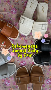 Zain - Izzy Dark Brown Sandal Wanita